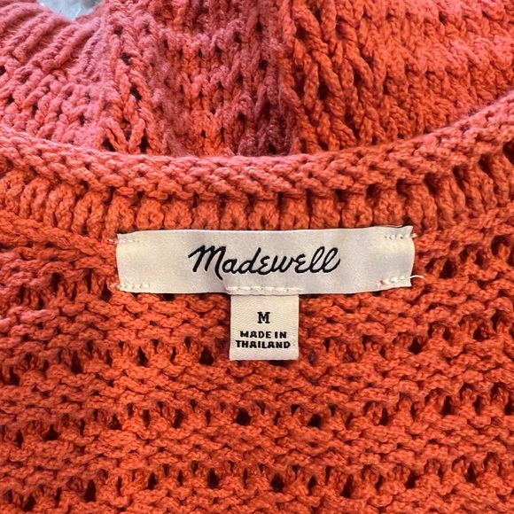 Madewell Fairview Sweater Tank in Rusted Clay NWOT (M) - Picture 8 of 11